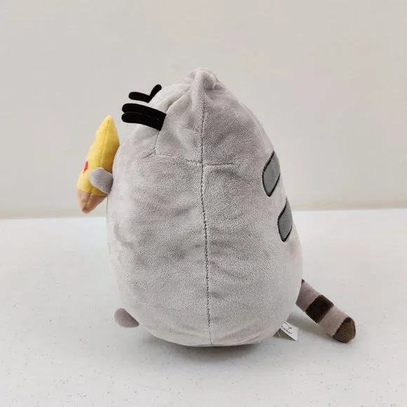 GUND Pusheen Cat Holding Pizza Plush Stuffed Animal Toy - Picture 4 of 9